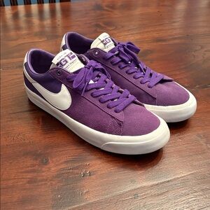 Nike Zoom Blazer Low GT SB - Grant Taylor - Court Purple Suede Nike men’s 10